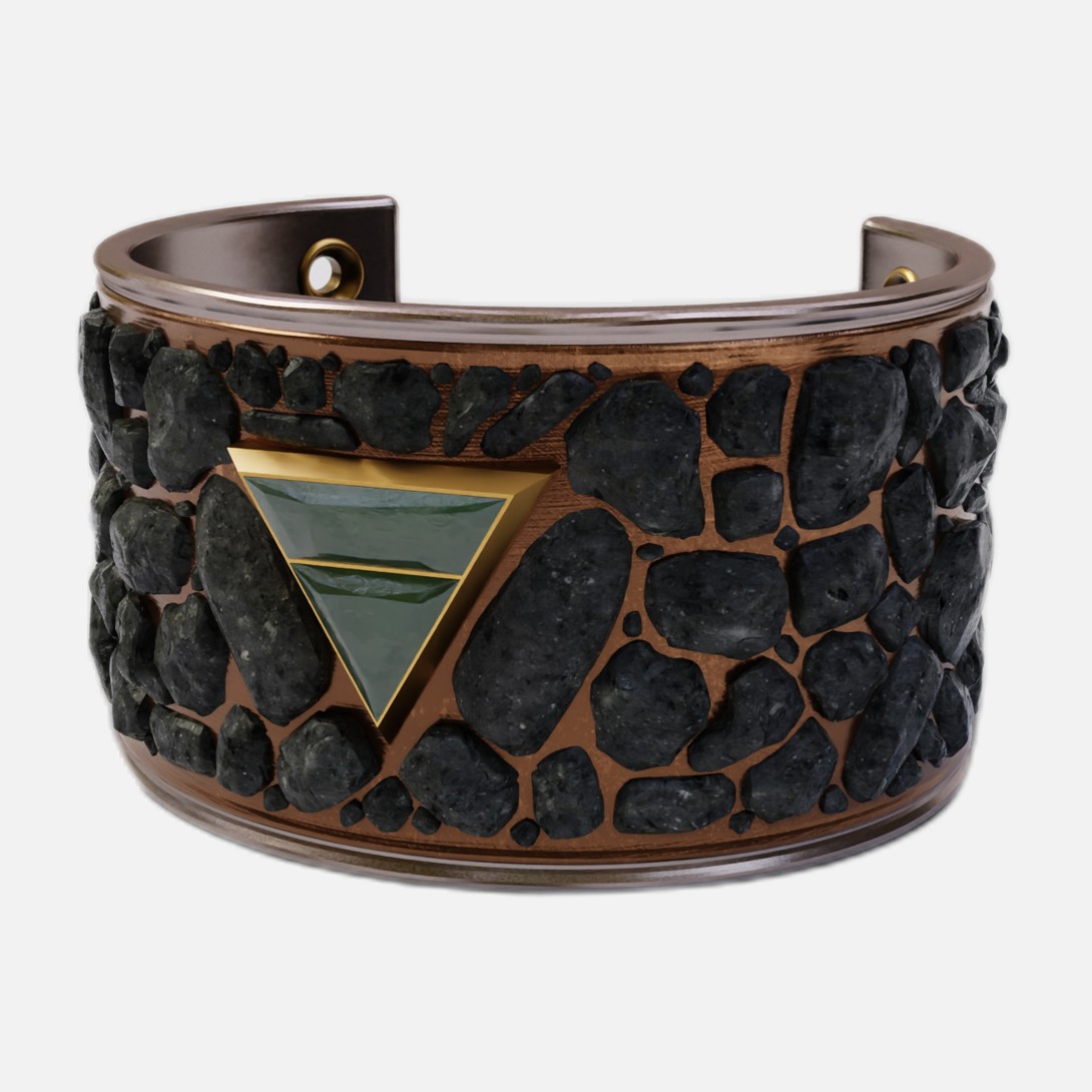 Bracciale Geomancy, accessorio cosplay da polso